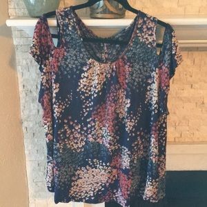 Lucky Brand Cold Shoulder Top